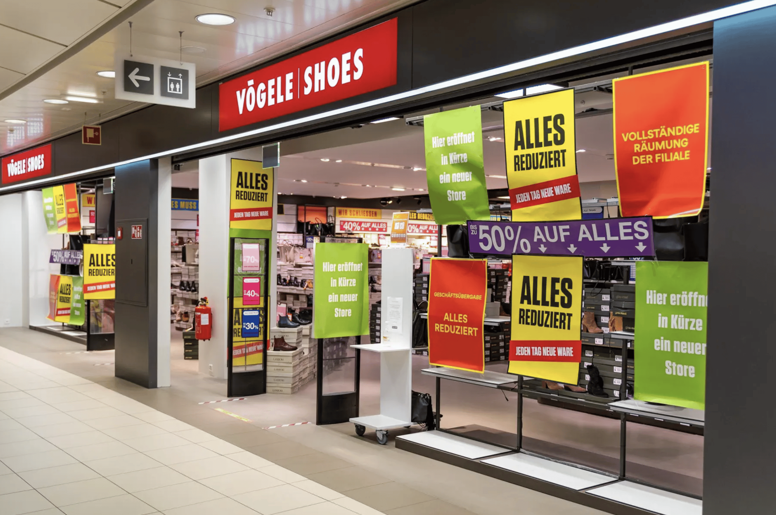 Vögele Shoes Ladeneinrichtungen