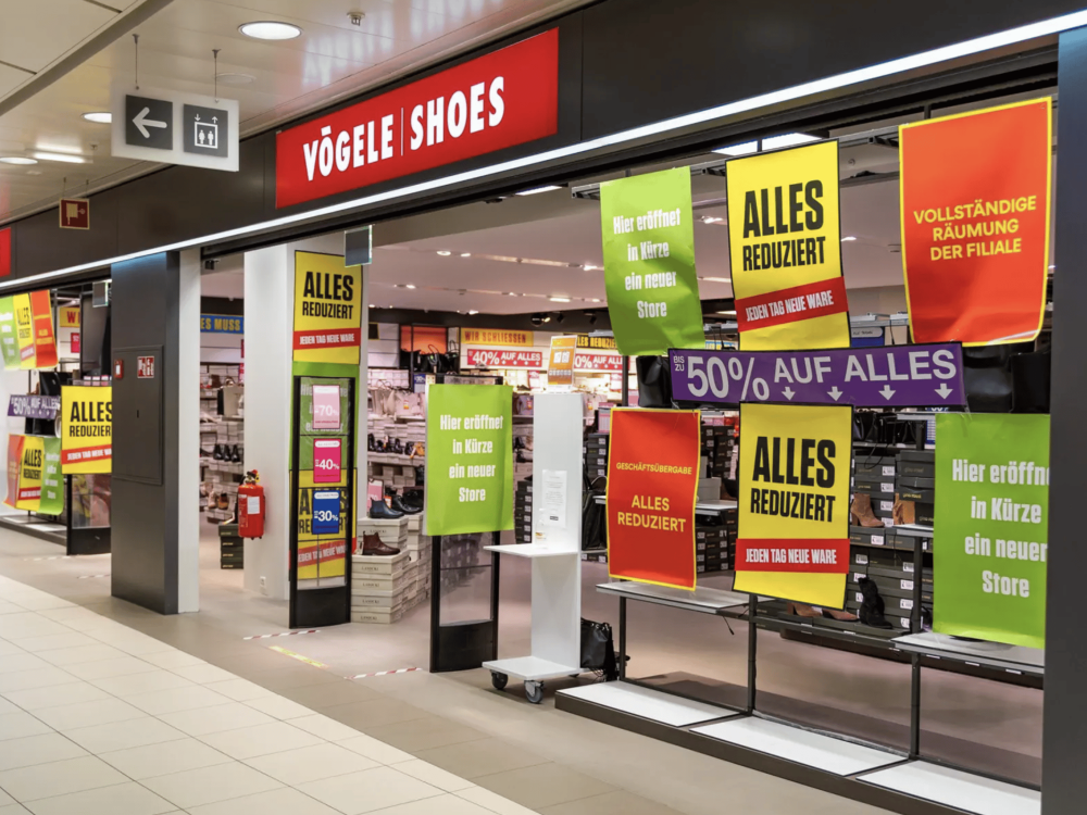 Vögele Shoes Ladeneinrichtungen